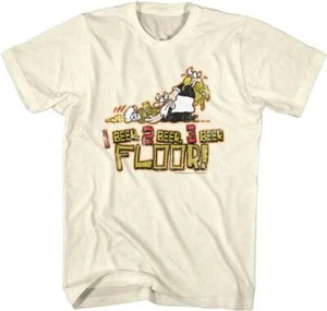 Hagar The Horrible Party 1 Bier 2 Bier 3 Bierboden 70er Jahre Comic Herren T-Shirt - Bild 1 von 5