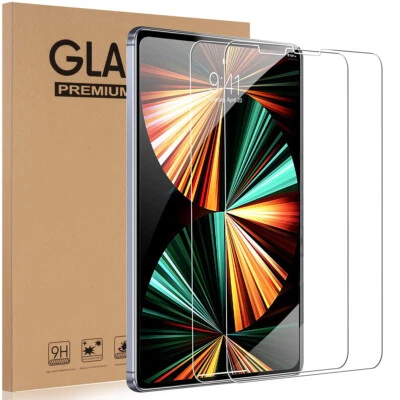 iPad Pro 12.9" 11'' iPad Air 13'' Anti-Bubble Tempered Glass Protector for Apple - Image 1 of 4