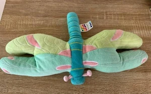 Hiccups Linen House For Kids - Butterfly Pastel Blue Green Plush Cushion 47cm - Picture 1 of 6