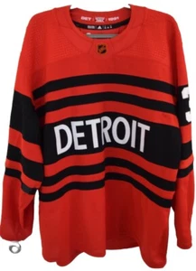 Detroit Red Wings Reverse Retro 2.0 MiC Game Worn Adidas Size 56 Made In Canada - Picture 1 of 4