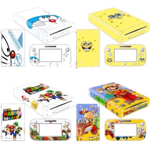 Console & Controller Cartoon 219 Skin Sticker Cover Soft for Nintendo Wii U - Picture 1 of 44