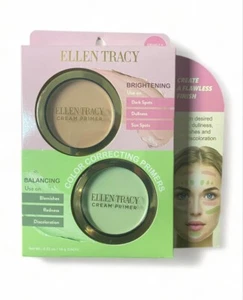 NEU - ELLEN TRACY FARBKORRIGIERENDE GRUNDIERUNGEN 2 STÜCK - VERSIEGELT - Bild 1 von 3