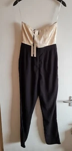 Cream And Black Jumpsuit - Picture 1 of 3