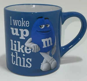 New! - Blue M&M's - Coffee Tea Mug - Cup - 15.2 Oz - Image On Both Sides - 2023 - Picture 1 of 6