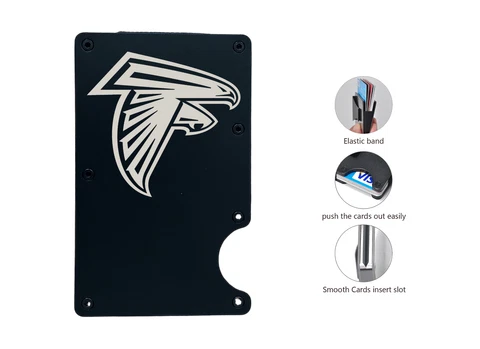 Atlanta Falcons NFL Team Logo Slim Card Wallets Cover