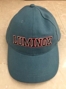 NEW! Essential Gear Luminox Blue w/ Red Black White Adjustable Back Baseball Hat - Picture 1 of 3