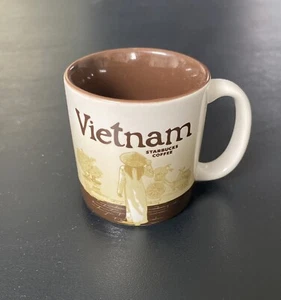 Starbucks Vietnam Collectors Keramik 3oz Espresso Demitasse Mini Kaffeetasse Becher - Bild 1 von 4