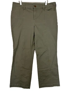 Duluth Trading Utility Pantalones Corte Bota Verde Talla 16 x 29 - Imagen 1 de 3