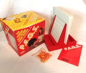 Sistema de juego electrónico vintage 1978 P.E.G.S Pegs probado funciona Parker Brothers - Imagen 1 de 4