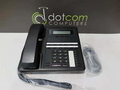 Comdial Impact SCS 8312S-FB 12-Button Black Speakerphone Phone Refurbished - Image 1 of 2