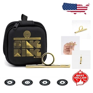 Compact Brass Sing Ring: Voice Training Tool with Adjustable Resistance Levels - Picture 1 of 6