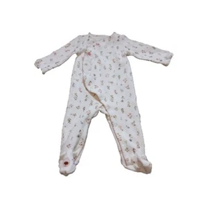 Carters Baby Girl Footed Pajamas 9 Months Sleep N Play Cute Pjs - Picture 1 of 5