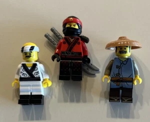 Lote de minifiguras LEGO - Ninjago Película Sushi Chef / Kai / Ray - Imagen 1 de 2