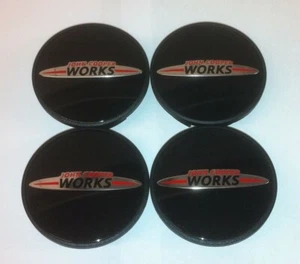 Genuine MINI JCW Alloy Wheel Centre Badge Hub Cap Emblems R50 R53 R55 R56 917 - Picture 1 of 1