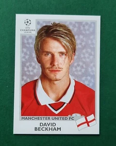 DAVID BECKHAM #129 ROOKIE MAN Utd PANINI Champions League  1999 2000 99/00 TOP - Picture 1 of 4