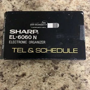 Vintage Sharp EL-6060 N Calculator Electronic Organizer WOrks - Picture 1 of 11