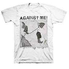 Vtg Against Me Band Music Lover Cotton All Size White Unisex Shirt HH333