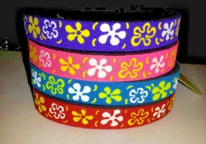 Beastie Band Cat Collars - =^..^= Purrfectly Comfy - FLOWER POWER - Picture 1 of 6