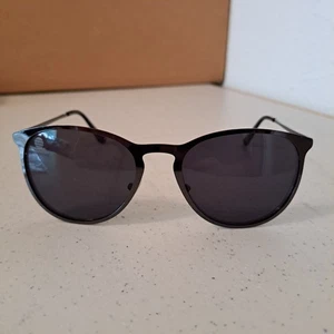 Black Round Sunglasses UV400 Gray Lens S-28 - Bild 1 von 11