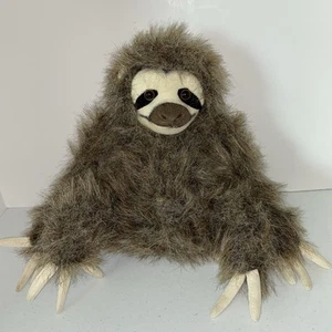 Fiesta Toys Three Toed Sitting Sloth Plush Toy Stuffed Animal - Picture 1 of 8
