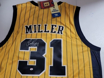 Camiseta deportiva ProStyle autografiada por Reggie Miller Indiana Pacers certificado de autenticidad   Foto 1 de 3