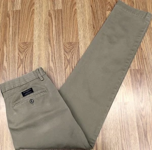 BANANA REPUBLIC SLIM FIT AIDEN PANT COTTON/SPANDEX KHAKI Sz 32W x 32L - Picture 1 of 3