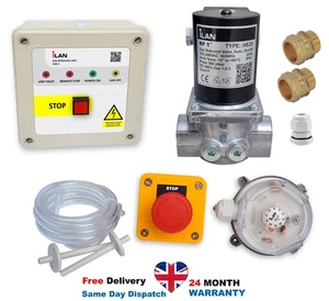 KIT MINDER SISTEMA DE BLOQUEO DE GAS ILAN INCLUYENDO VÁLVULA SOLENOIDE DE GAS 1" (28MM) - Imagen 1 de 8