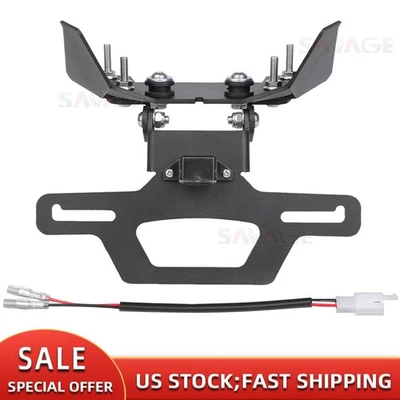 Soporte de matrícula plegable eliminador de guardabarros para KAWASAKI NINJA 250R EX250R Foto 1 de 4