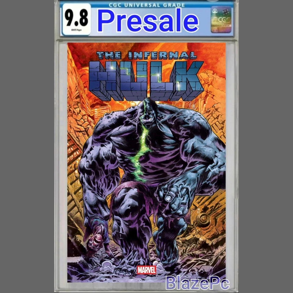 Infernal Hulk #1 CGC 9.8 Nic Klein Cover A 1st Print Marvel 2025 PRESALE