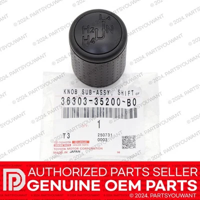 GENUINE Toyota 4Runner FJ Cruiser OEM Black Shift Lever Knob 36303-35200-B0 NEW - Image 1 of 4