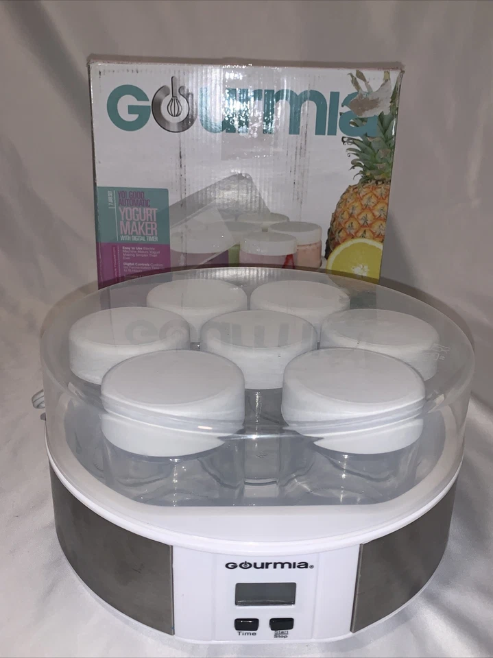 Gourmia GYM1620 Yogurtera Digital con 7 Tarros de Vidrio Personaliza a tu Sabor Foto 1 de 4