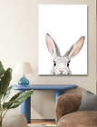 The Peeking Bunny Rabbit Printed Canvas Wall Art Picture - 1X2381972