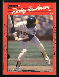 Rickey Henderson 1990 Donruss #304  Baseball Card