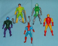 vintage Mattel SECRET WARS LOT #18 Doctor Doom SPIDER-MAN Iron Man OCTOPUS Kang