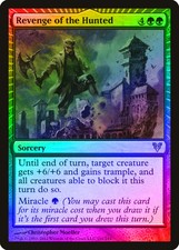 Revenge of the Hunted FOIL Avacyn Restored NM Green Rare MAGIC CARD ABUGames