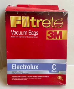 2 Two Filtrete 3M Electrolux Bags C (Tank) Micro Allergen 67706 Open Box - Picture 1 of 8