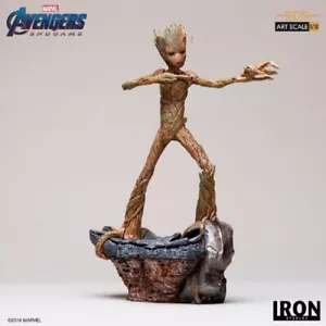 Iron Studios Avengers Endgame Groot 1/10 Figura Modelo Pintada Nuevo Juguete en Stock - Imagen 1 de 12
