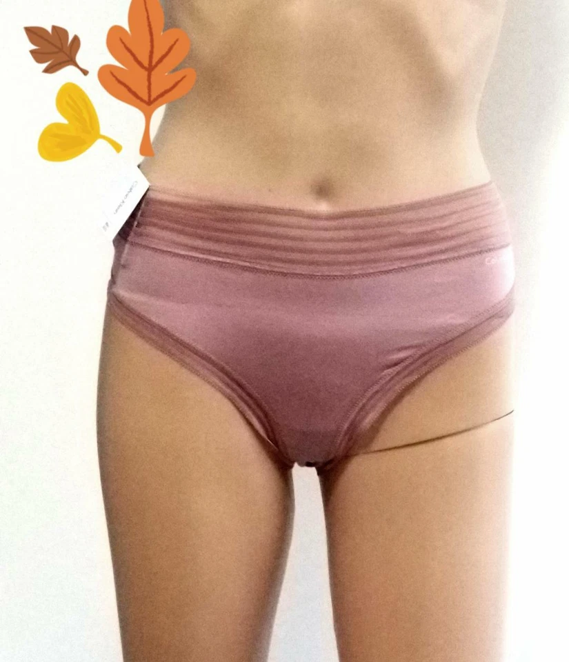 CALVIN KLEIN Mujer BIKINI PANTY Modal Elastizado DE COLECCIÓN ROSA Talla XL NUEVO WT Foto 1 de 4