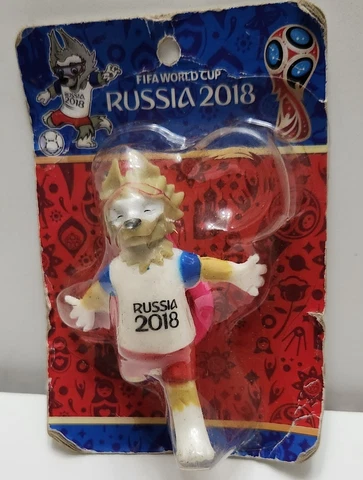 FIFA WORLD CUP Russia 2018 ZABIVAKA Mascot figure #9  soccer ARGENTINA in bubble Cover