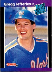 1989 Donruss Baseball 35 Gregg Jefferies