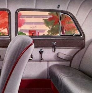 Rear Vent Window Seals for 1949-1952 Dodge - DeSoto - Chrysler Sedans