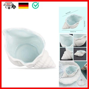Muschel Dekoschale 12 x 7 cm, Keramik, Ozean-Design, Schmuckschale, Schlüssel... - Bild 1 von 9