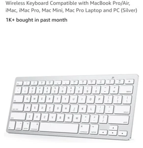 Teclado Bluetooth OMOTON para Mac, Teclado Inalámbrico Compacto Compatible con... - Imagen 1 de 8