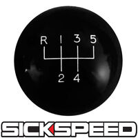 BLACK/RED BYE FELICIA SHIFT KNOB FOR 5 SPEED SHORT THROW SHIFTER 12X1.75 K05