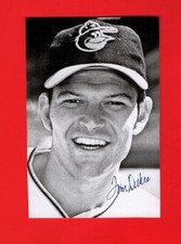 1971 TOM DUKES-BALTIMORE ORIOLES  AUTOGRAPHED 4X6  PHOTO