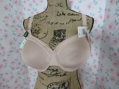 PLAYTEX, WOMEN'S NUDE POLY BL COOL COMFORT FULL COVERAGE NURSING BRA, SZ 42 B/C - Image 1 of 4