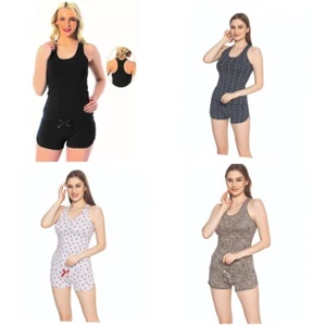 2 Teiler Damen Unterwäsche Set Bandeau Top Unterhose Baumwolle M-65 - Bild 1 von 9