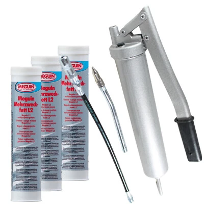 48Box FETTPRESSE mit HANDHEBEL SCHMIERFETT + MEHRZWECKFETT EP2 3x400g FETT - Bild 1 von 4