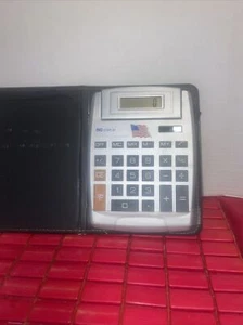BIG Flip-Up LCD Display 8-Digits Electronic Calculator with CASE USA Flag Solar - Picture 1 of 3