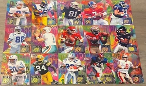 1994 Fleer Flair Football Complete Set of 15 HOT NUMBERS Insert Set - Picture 1 of 2